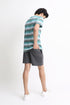 Teal Stripes T-Shirt
